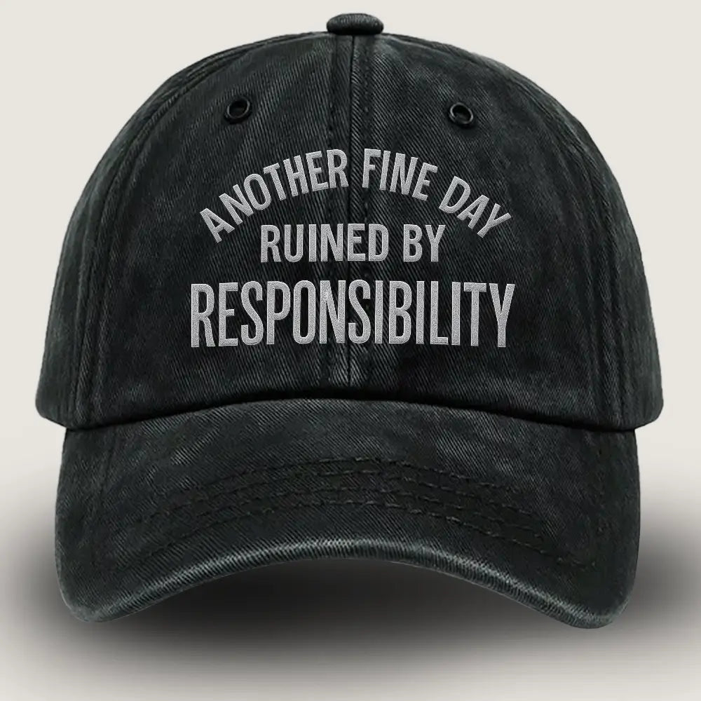 Funny Washed Cap [50–80th Gag Gift] – Don’t Let Him In