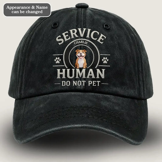 Service Human Dog Hat | "Do Not Pet" Custom Cap for Pet Owners