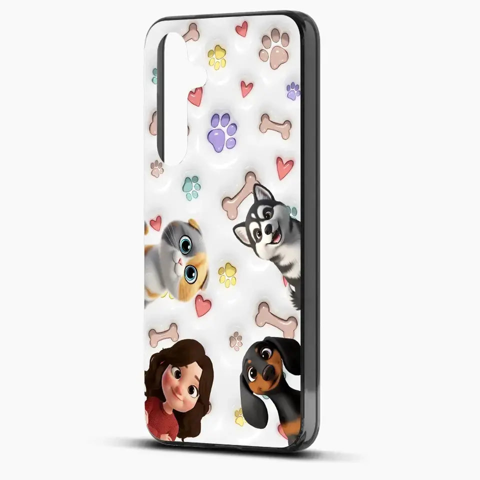 Custom Phone Case for Dog Lovers – Personalized 3D Print Inflated Design Duconspace
