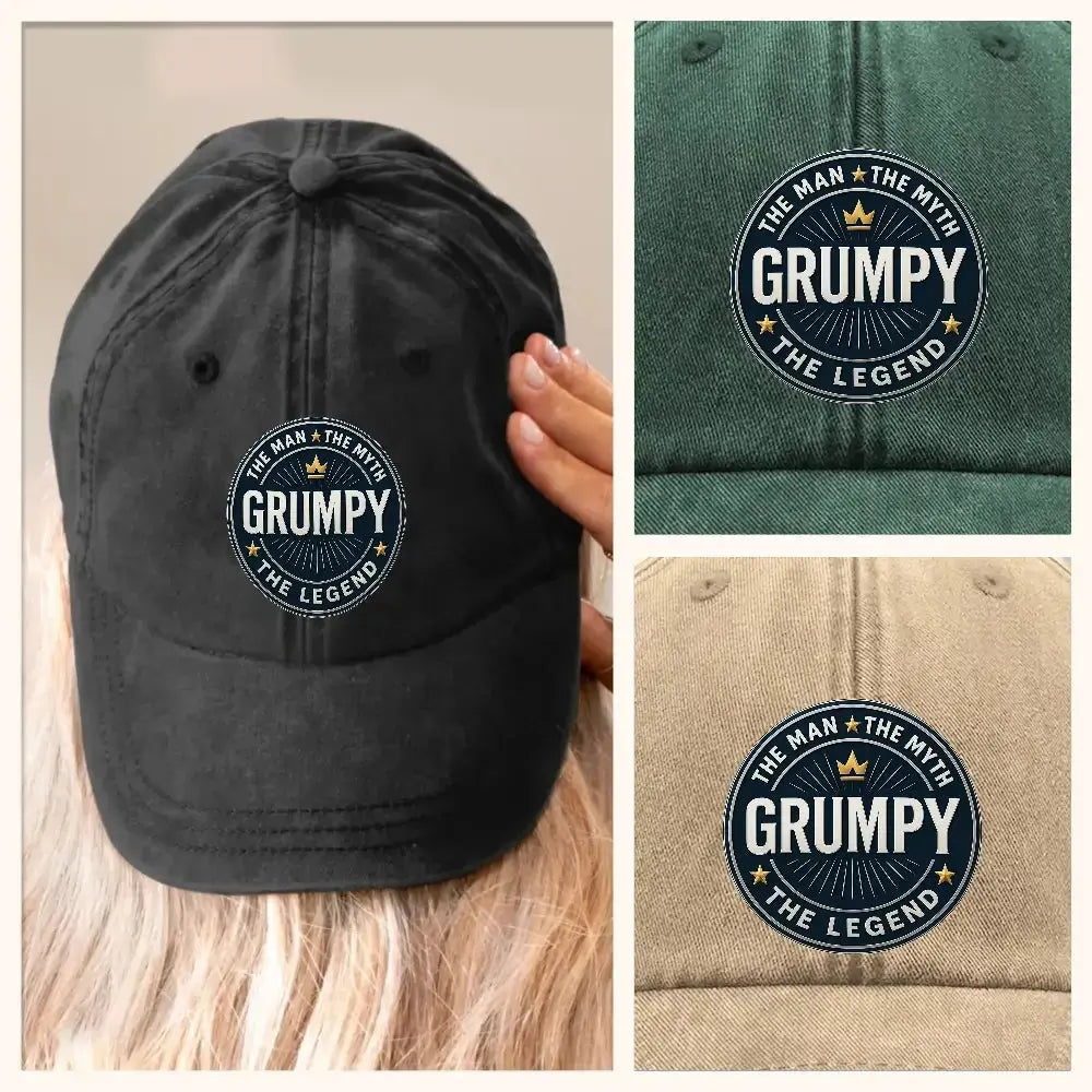 [Grumpy Old Man] The Man Myth Legend Cap - Funny Gift for Dad Duconspace
