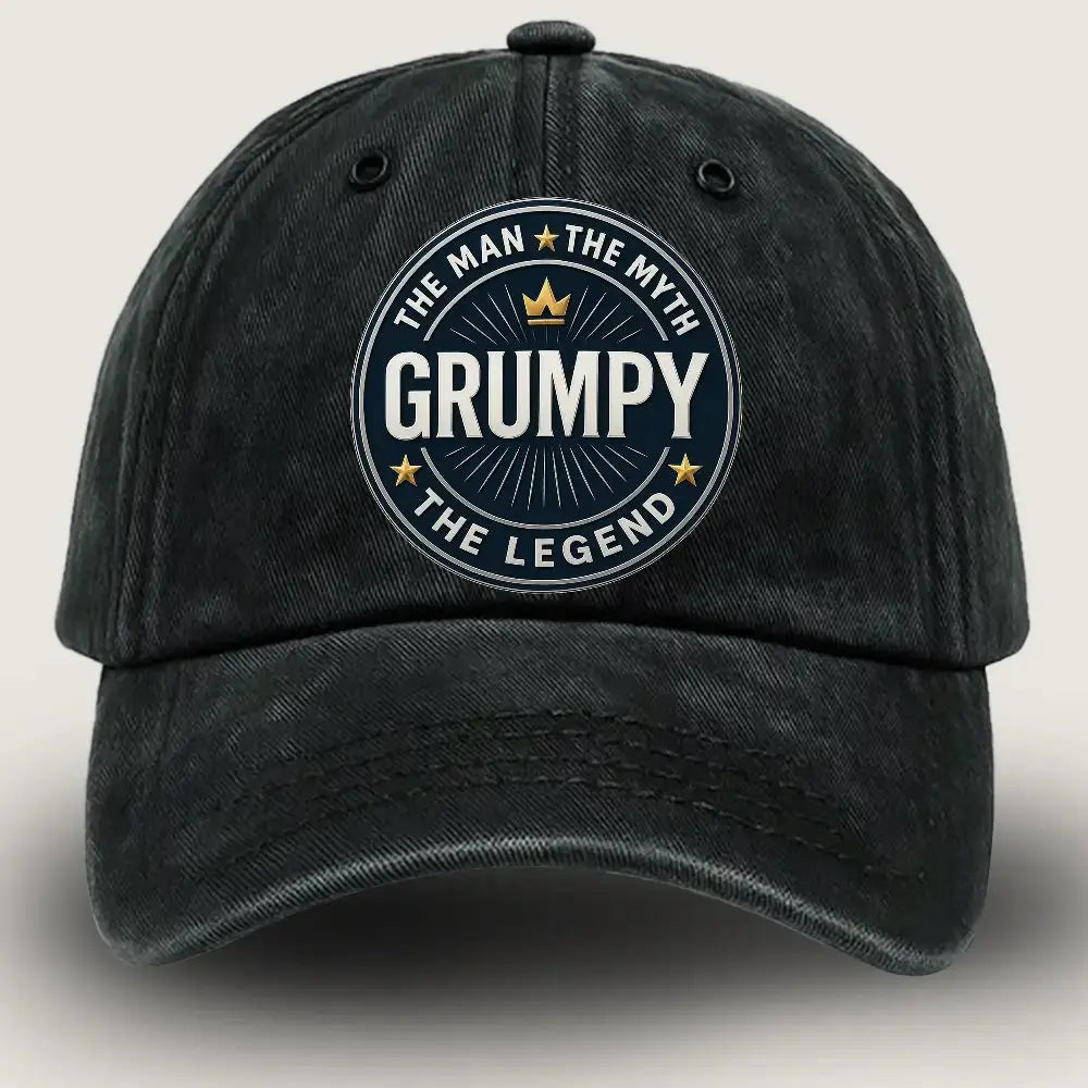 [Grumpy Old Man] The Man Myth Legend Cap - Funny Gift for Dad Duconspace