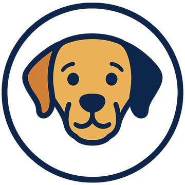 Icon vector dog face for custom dog gifts