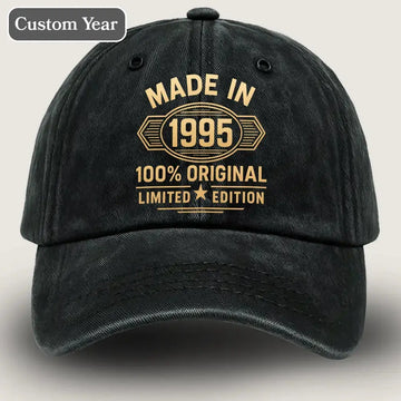 Made in [YEAR] #Limited Edition Cap – Vintage Birthday Gift Duconspace