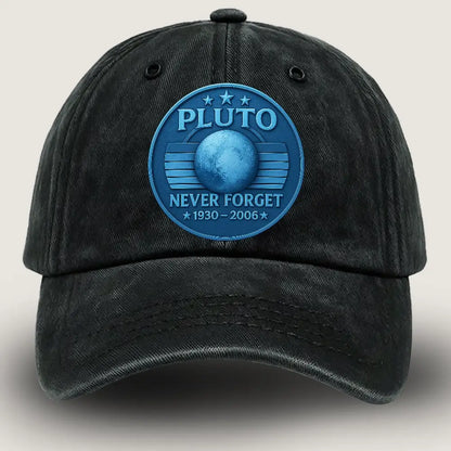 [#1] Never Forget Pluto Wash Demi Cap – Vintage Science Gift Hat