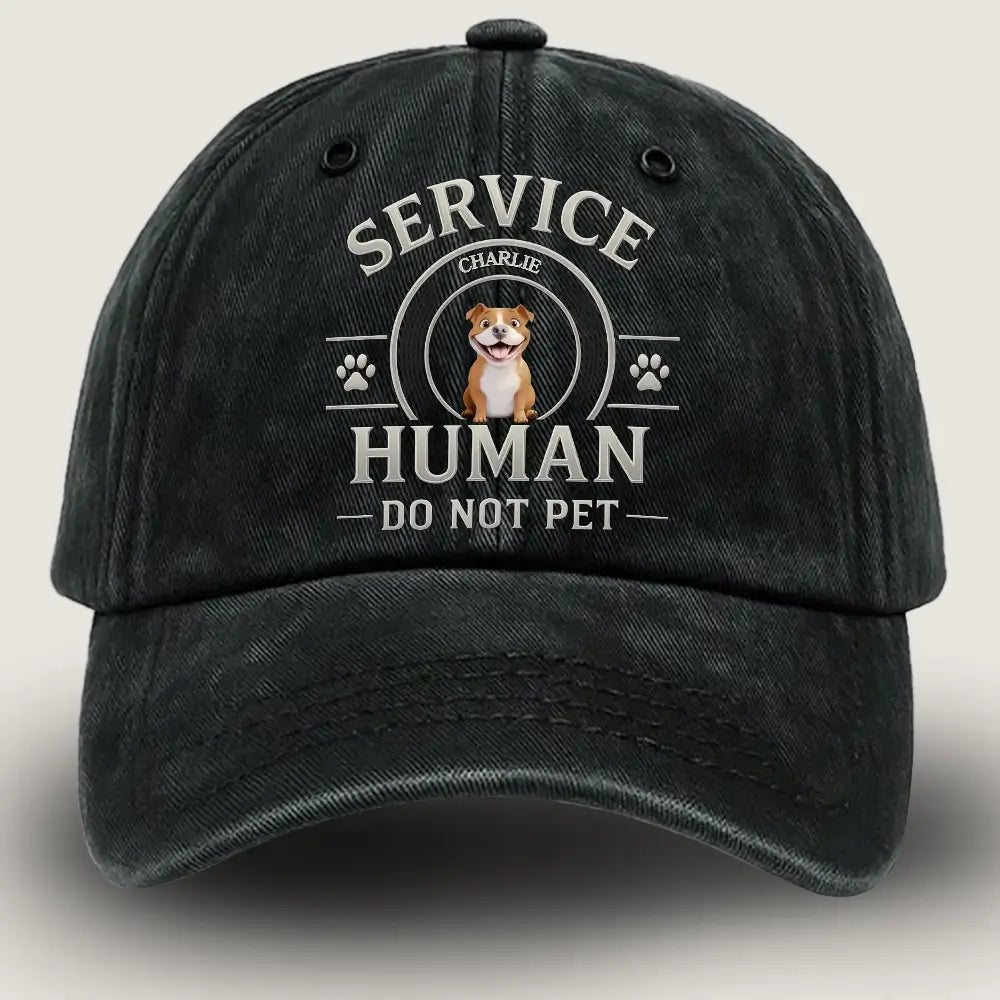 Service Human Dog Hat | "Do Not Pet" Custom Cap for Pet Owners